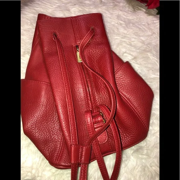 ?HP?GORGEOUS RARE Vintage leather backpack? Vintage Leather Backpack | Bag | Waxed Canvas Backpack  main image 2